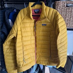 Patagonia Mustard Quilted Jacket